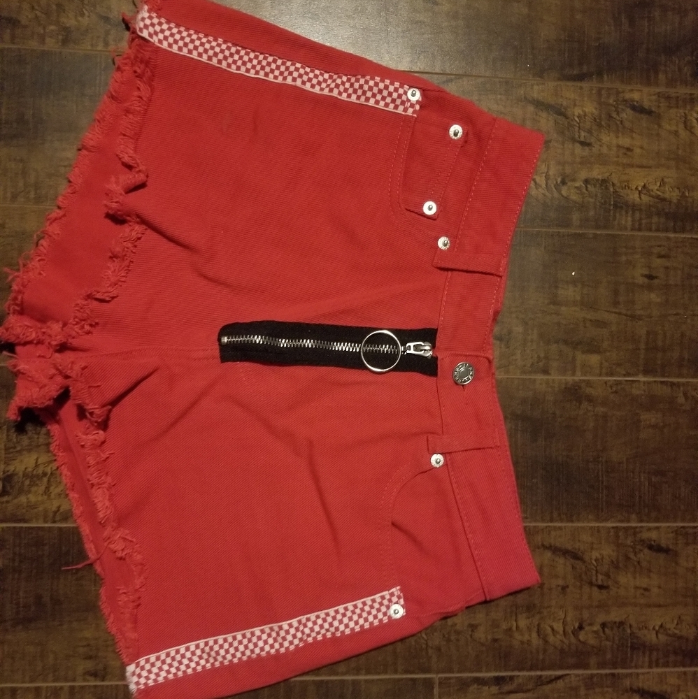 Cute Red FN Shorts